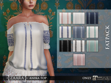 {Zaara} Anika boho top *FATPACK*