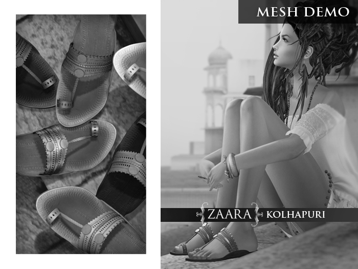 {Zaara} Kolhapuri sandals DEMO