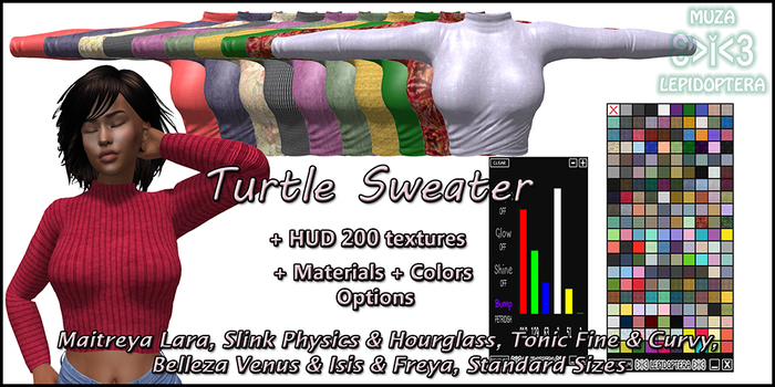 demo}>i<{ MUZA Turtle Sweater + HUD