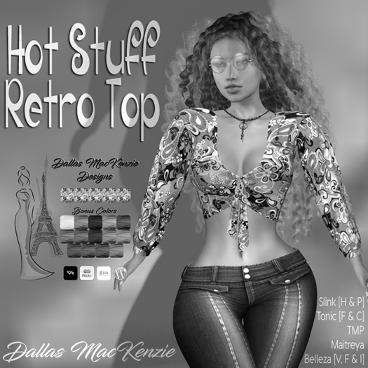 [Dallas MacKenzie] Hot Stuff Retro Top DEMO