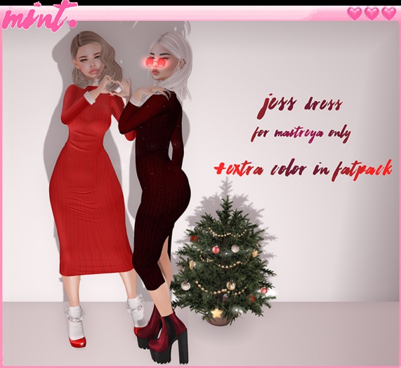 mint. - Jess dress (Maitreya) - FATPACK