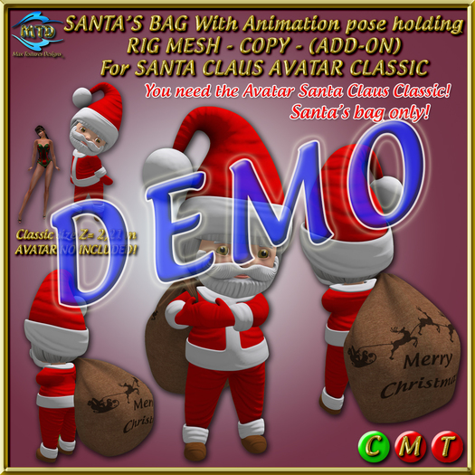 DEMO - SANTA'S BAG Animation holding - CLASSIC