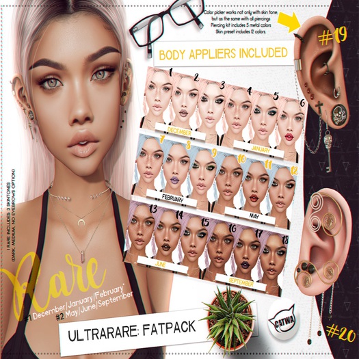 #3 --- December - CATWA SKIN App.