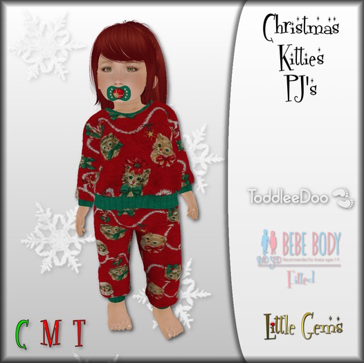 Christmas Kitties PJ's (boxed)