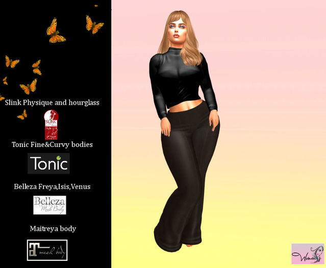 [Woman] 120  Anna Outfit Pants Petrol and Sweter -  (ADD)