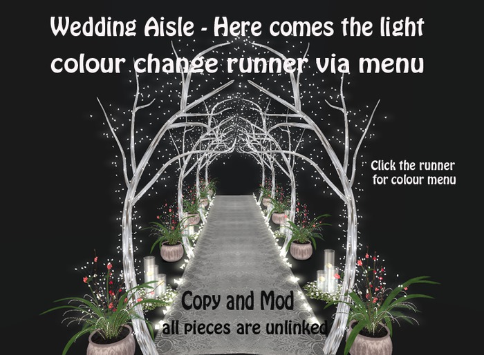 S55 Wedding aisle - Here comes the light 