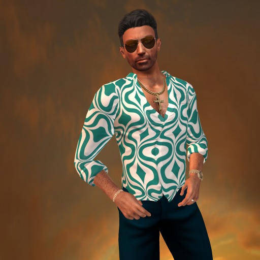 Trippy Ripples Disco Shirt