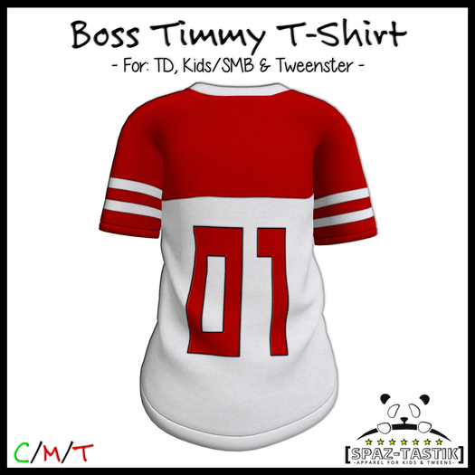 [Spaz] UNPACK HUD - *KIDS SIZES* T-Shirt: Boss Timmy [ADD ME]