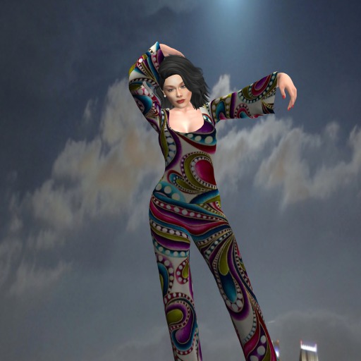 AHD 70's Jumpsuit Paisley