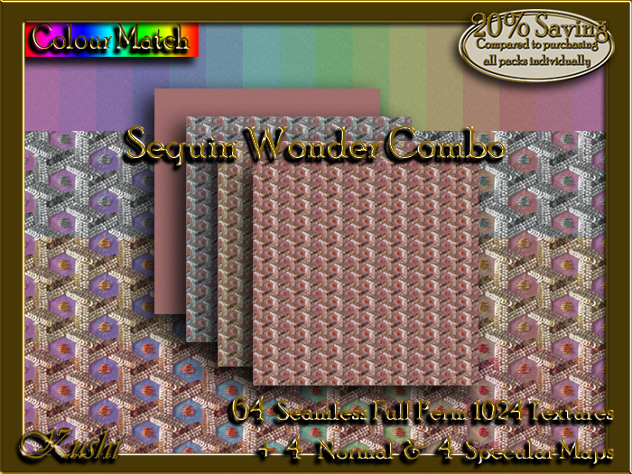Sequin Wonder Combo Textures
