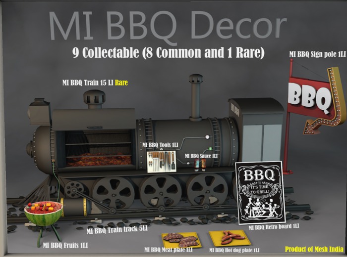 MI BBQ Retro Board
