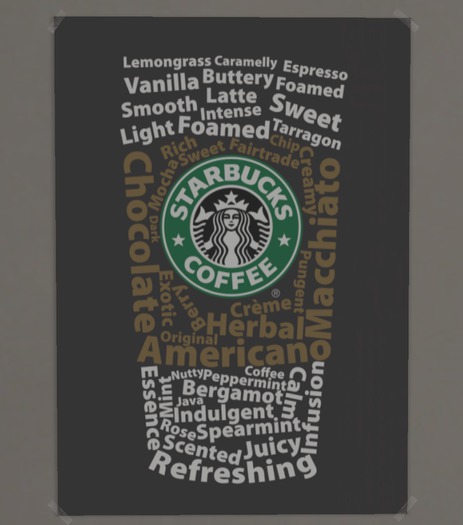 Poster - Starbuck flavors