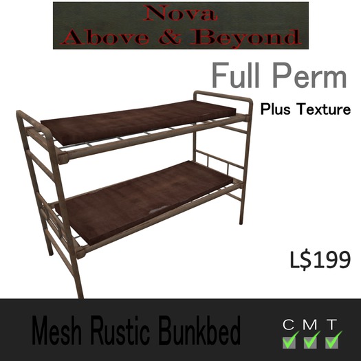 Mesh Rustic Bunkbed