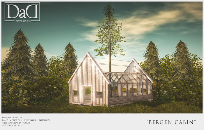 Bergen Cabin mesh house
