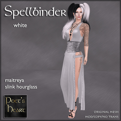 Poet's Heart - Spellbinder - White