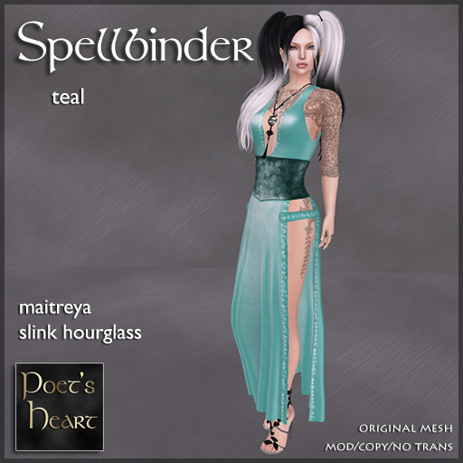 Poet's Heart - Spellbinder - Teal
