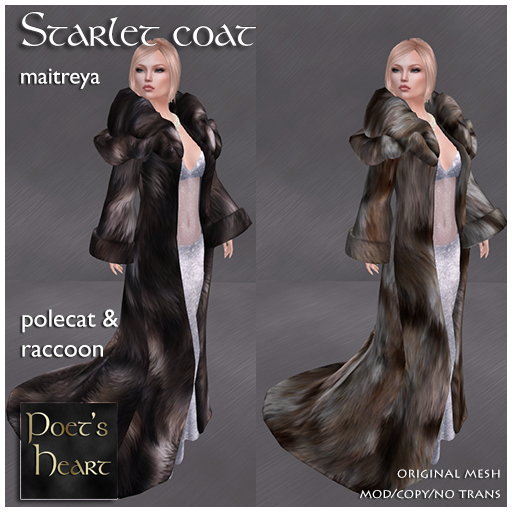 Poet's Heart - Starlet Coat - Polecat & Raccoon