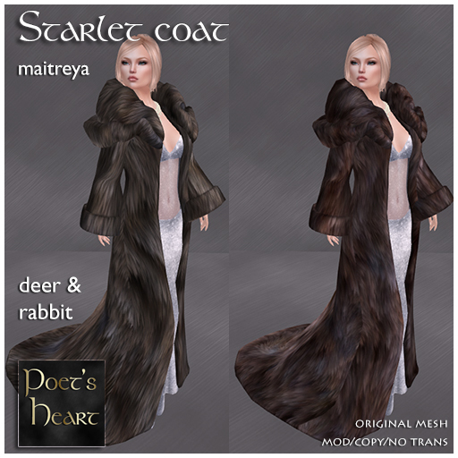 Poet's Heart - Starlet Coat - Deer & Rabbit