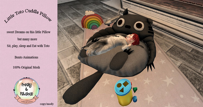 *FF* Little Toto Cuddle Pillow 