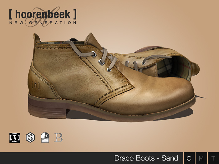 [ hoorenbeek ] Draco Boots - Sand [wear me]