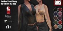GAS [Ladies Shirt Stacy - 10 Colors w/HUD FATPACK] Demo