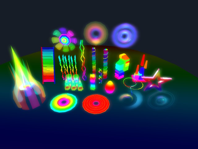 ACID RAIBOW light decor - FULL PERM