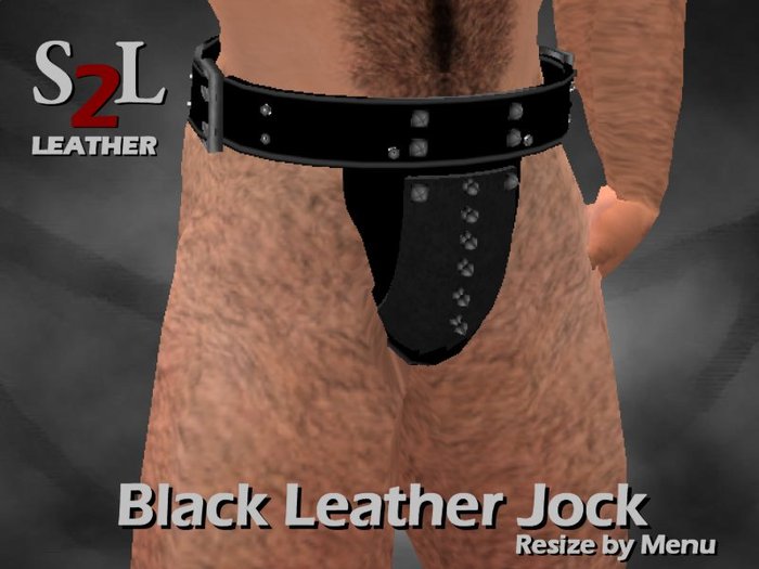 S2L Leather Jock - black BOX
