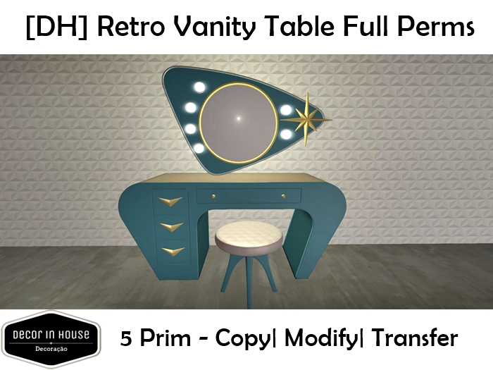 [DH] Retro Vanity Table Full Perms  