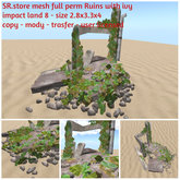 SR.store mesh full perm Ruins with ivy