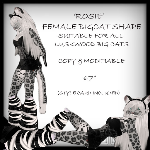 ::SSS:: Rosie - Female Bigcat Shape 01