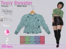 Toury Sweater With Hud Stripes