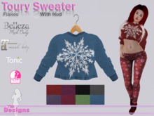 Toury Sweater With Hud Flakes