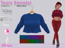 Toury Sweater With Hud Cotton 1