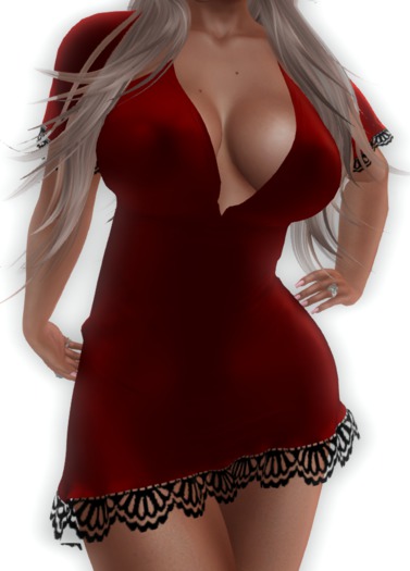 MERC - DRESS - LCK - RED - MAITREYA