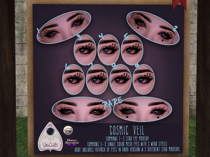 7 UniCult - Cosmic Veil Blush Eyes COMMON
