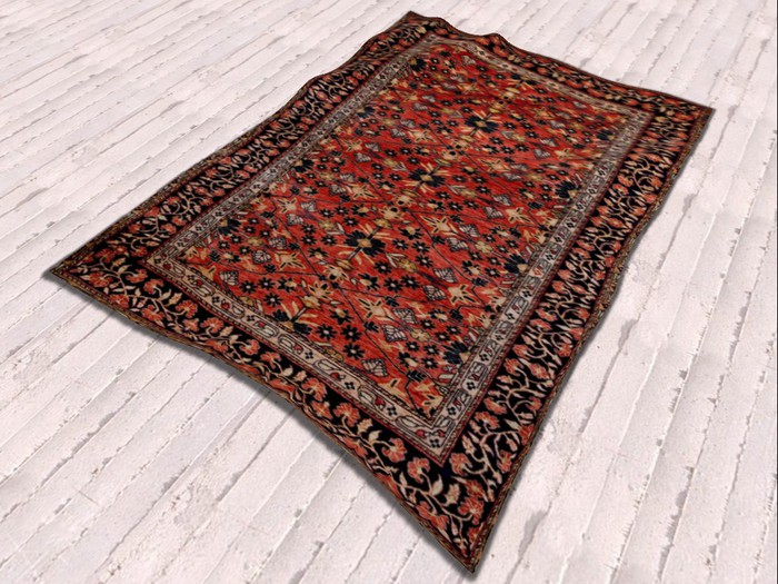 Mesh Rug 3D with undershadow almost free carpet 38