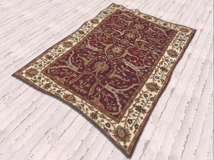 Mesh Rug 3D with undershadow almost free carpet 43