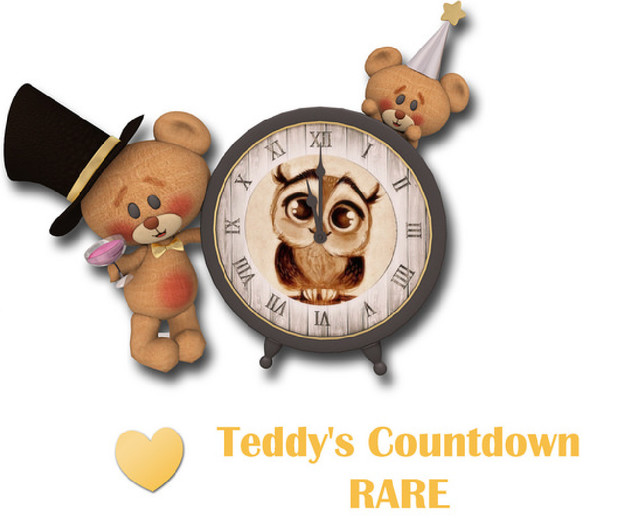 {YD} New Year Bears - Teddy's Countdown RARE