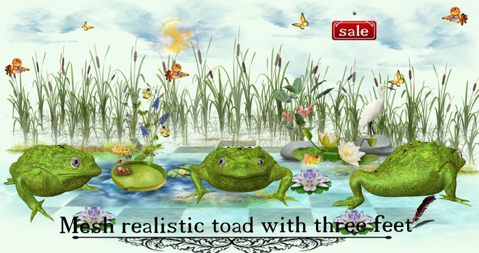 Mesh toad with three feet v. 2