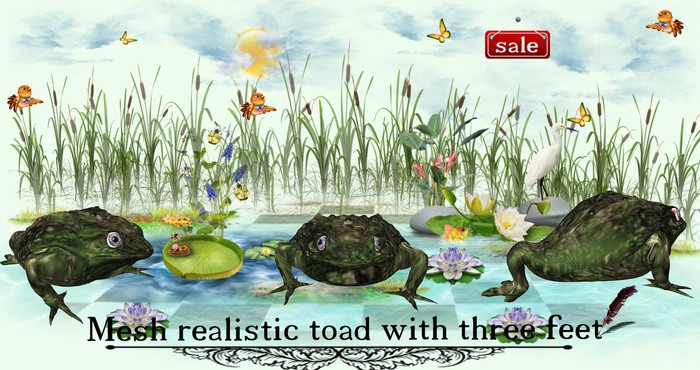 Mesh toad with three feet v. 4