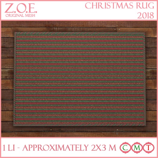 Z.O.E. Christmas Rug 2018 