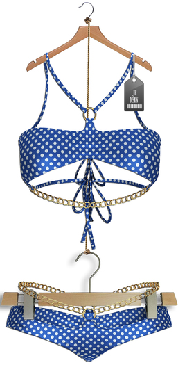 JF Design "Victoria" [Maitreya/Belleza] Bikini Set-Point Blue