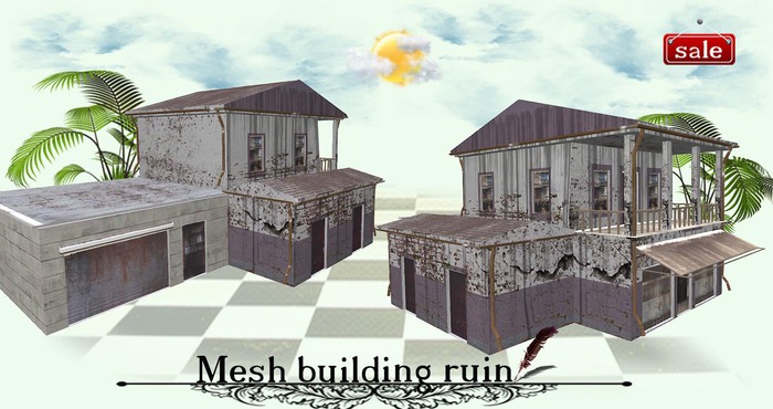 Mesh building ruin (C&M)