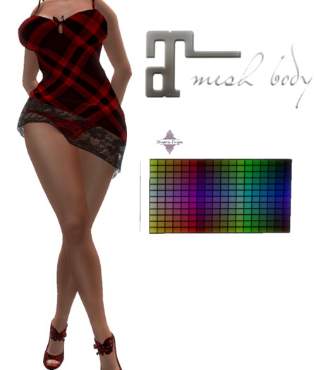 DRESS SET COLOR CHANGE PLAID - Maitreya