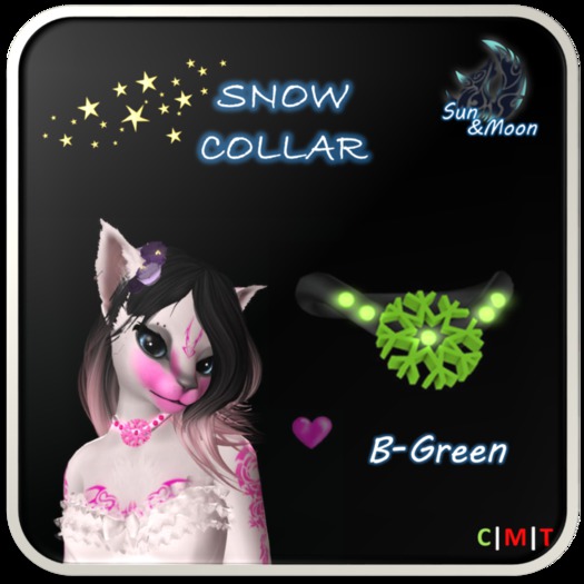 [S&M] Snow Collar - Green B