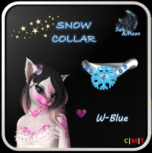 [S&M] Snow Collar - Blue W
