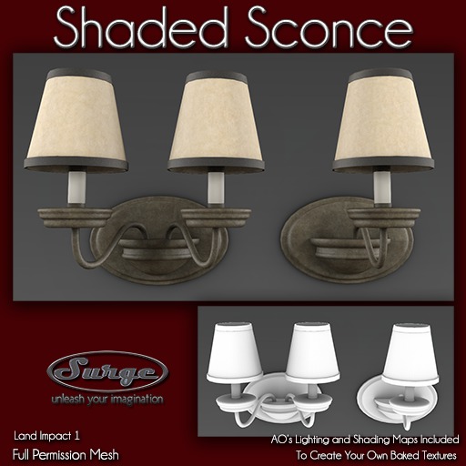 (Surge) Shaded Sconce