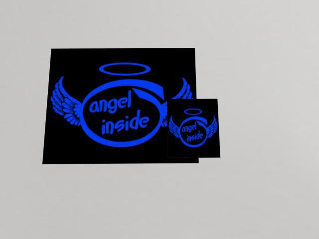 Angel Inside Plate mats & Cup Mats