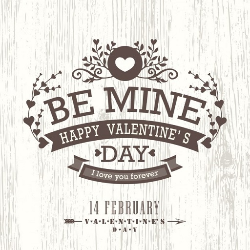 Be Mine Valentine's Day Card