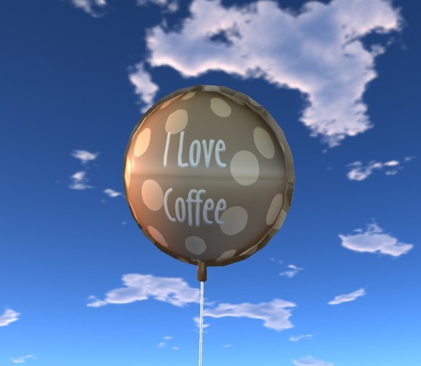 Balloon - I love Coffee - Transfer - Xntra City Balloons
